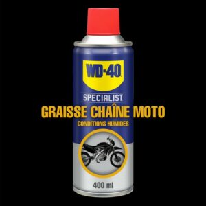 Graisse chaîne moto Ipone + nettoyant WD40 - Équipement moto